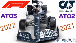 F1 2022 vs F1 2021 Alphatauri! / AT03 vs AT02!