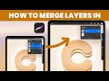 How to merge layers in Procreate. Procreate tips #shorts.