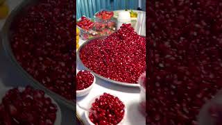 Pomegranate season#streetfood #culinary #iraq #subscribe #pomegranate ##adventure #holiday