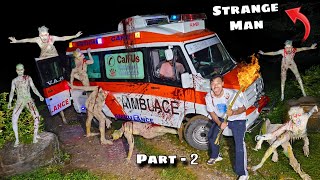 Strange Man On a Forest Road | एम्बुलेंस में डालना पड़ा बेहोश करकें Strange men rescued by ambulance