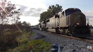 CSX Trains from Westfield Rd. Creston, Ohio September 21, 2024 Part 1