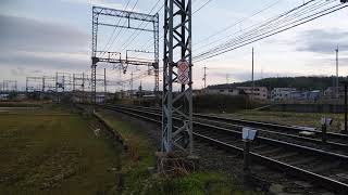 今日のしまかぜ🚆　警笛ありがとうございます🔊　2021/2/23　踏切カンカン　Railroad crossing sound　近鉄　京都線　近鉄特急