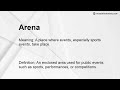 arena meaning