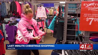 Last minute Christmas shopping at Academy Sports and Outdoors in Macon