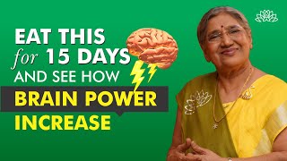 Boost Brain In 15 Days | Best Food To Boost Your Brain and Memory | Food For Brain | Dr. Hansaji