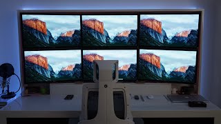 Six 4K Screens On A Mac Pro - 50,000,000 Pixels!