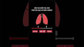 Bài test cực nhanh xem phổi có khỏe mạnh hay không #suckhoe #shots  #fyp #vitamin #drvitamin
