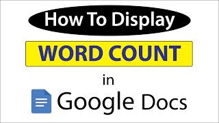 Google Docs: How To Display The Word Counter In Google Docs