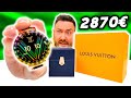 I bought the New Louis Vuitton Tech Watch for €2870! (very original)