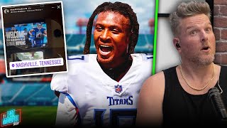 All Hints Leading To DeAndre Hopkins Joining The Tennessee Titans?! | Pat McAfee Reacts