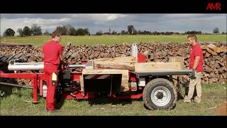 AMR - Use of the sapie during wood splitting whith log-splitter