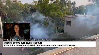 "De véritables scènes de chaos ont eu lieu devant la résidence d'Imran Khan" • FRANCE 24