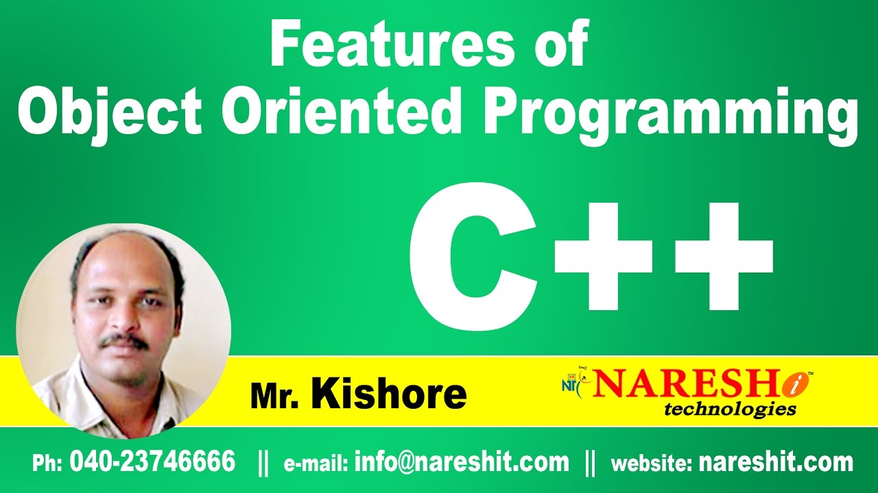 Features Of Object Oriented Programming Part 2 C Tutorial Mr