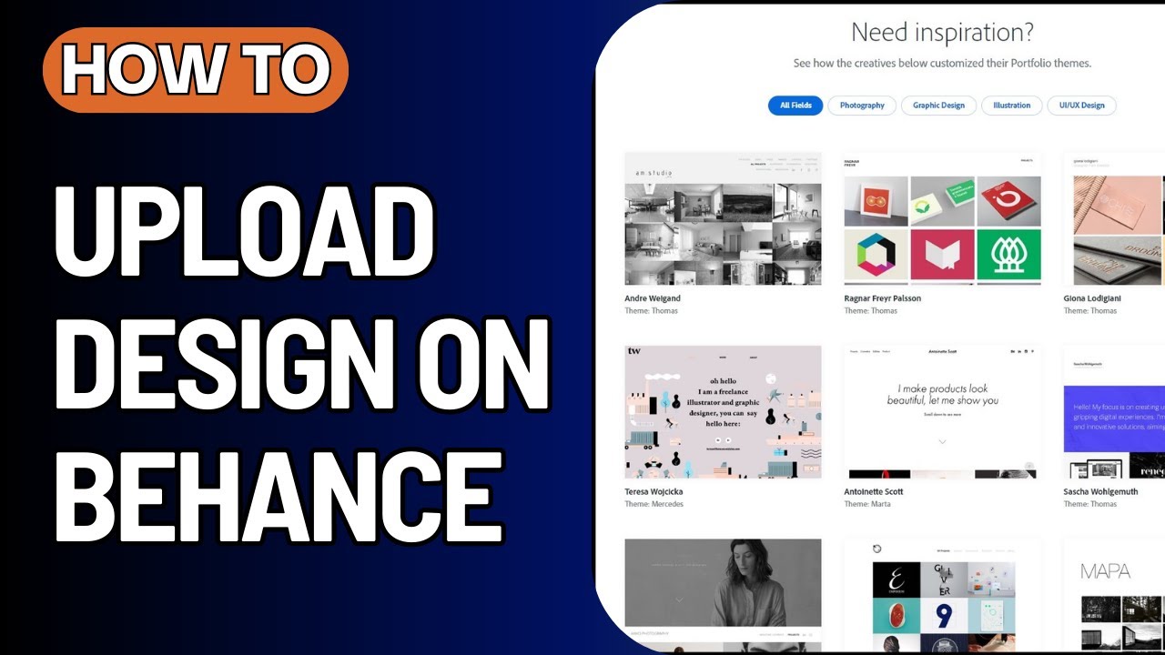 How To Upload Project Or Design On Behance Full Guide Youtube