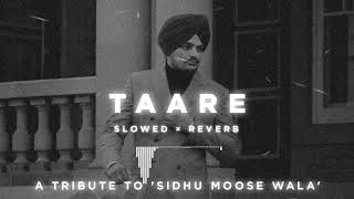 Taare  [Slowed+Reverb]   Sidhu Moosewala  |  Kashii__sAys | Tribute To @Sidhu Moose Wala 😭...
