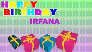 Irfana   Card Tarjeta - Happy Birthday