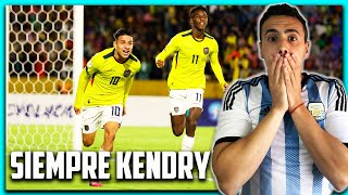 🇦🇷😱 ARGENTINO REACCIONA al GOL de 🇪🇨 KENDRY PAEZ vs VENEZUELA