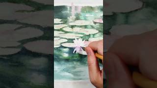 水彩画「睡蓮」 Watercolor Process \