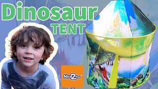 My New Dinosaur Tent