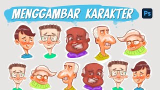 Menggambar Karakter Cartoon  Sederhana di Photoshop