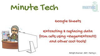 Minute Tech Google Sheets RegexExtract