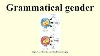 Grammatical gender
