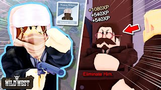 How to Grind XP for *HITMAN* in The Wild West Roblox!