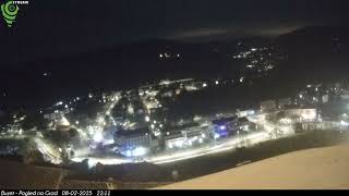 Buzet - Pogled na Grad - 08.02.2025 - Night - TimeLapse