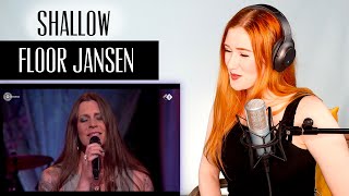VOICE COACH REACTS | Floor Jansen.... SHALLOW. watch if you like having your feels grabbed.