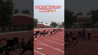 100 meter new Record PU University #rap #music #hiphop #trap #trending #rapbeats #rapbeat #rapfans