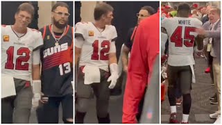Tom Brady GREETS EJECTED Mike Evans After BUCS BEAT SAINTS 🔥