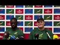 SPRINGBOKS - Rassie Erasmus and Siya Kolisi press conferences after Ireland loss.