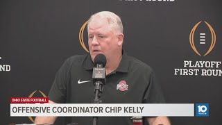 Ohio State OC Chip Kelly, offensive players speak ahead of the Rose Bowl