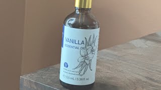 This vanilla essential oil smells so warm and inviting