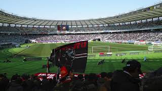 浦和レッズ ゴール裏視点 2018.2.24 FC東京 後半戦　バイノーラル