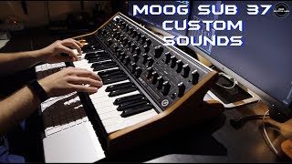 Moog Sub37 Custom Sounds | No Talking |