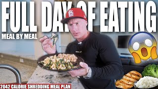EATING MY OLD MEAL PLAN FOR A DAY | Full Day Of Eating | 2042 Calorie Cutting Diet Meal By Meal