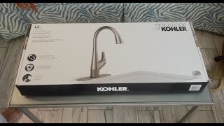 Unboxing the Lir Pulldown Kohler Kitchen Faucet