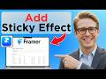 How to Add Sticky in Framer (Easy Guide)