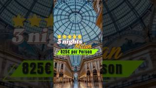 5🌟 Hotel in Milan - Melia Milan - 3 Nights at 825€ per Person #felicia_travel #milan