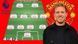 JULIAN NAGELSMANN IN ✅✅ SEE NEW MAN UNITED Potential Line up With Nagelsmann This Season 2024/2025