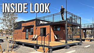 I Tested the Cottage Style PREFAB HOME with 2 Bedrooms and a Rooftop Deck!