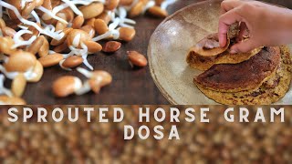 Wholesome Delight: Horsegram Sprouted Dosa Recipe