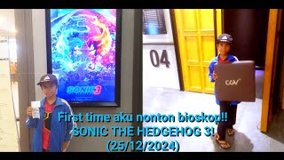 Pertama kali Bima nonton bioskop CGV (25/12/2024)