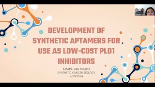 Development of Synthetic Aptamers for Use as Low Cost PLD1 Inhibitors