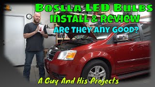 Boslla Bulb Bullet B1 Install and Review on Dodge Grand Caravan. Are They Any Good?