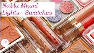 Nabla Miami Lights - Swatches