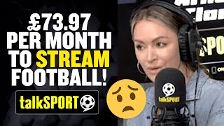 "It's NOT FAIR on the average person." 😫 Gabby & Laura QUESTION the high prices to stream football 🔥