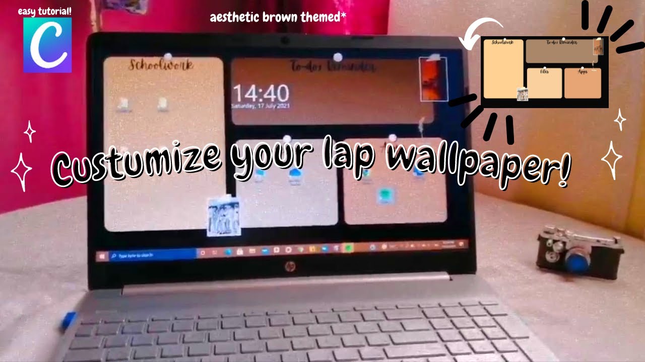 How To Customize Your Laptop/desktop Wallpaper Using Canva Tutorial ...