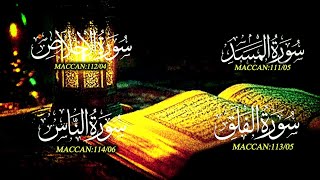 {SURAHMaSad,Ikhilas,falak,Nas@QURANPEACET.V(Maccan:111/05)(112/04)(113/05)(114/06)(EnglishAudio)